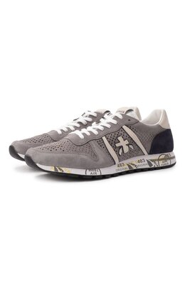 Premiata: Серые кроссовки  Eric