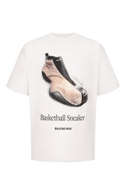 Balenciaga: Хлопковая футболка 