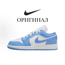 NIKE: Голубые кроссовки  Air Jordan