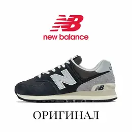 New Balance: Чёрные кроссовки  574