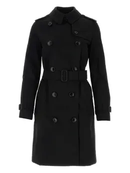 Burberry: Двубортное пальто 