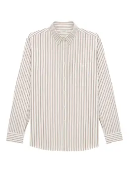 Saint Laurent: Рубашка в полоску 