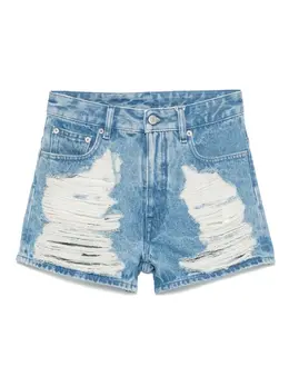 MM6 Maison Margiela: Рваные шорты 