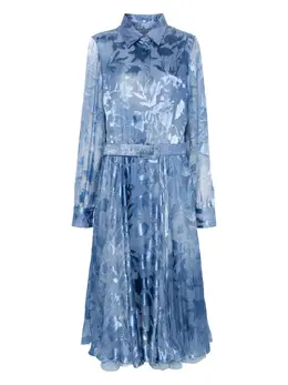 Ermanno Scervino: Платье с растительным принтом 