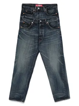 Junya Watanabe MAN: Голубые джинсы 