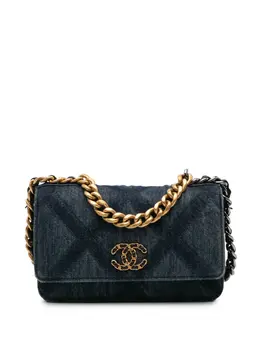 CHANEL Pre-Owned: Голубой кошелёк 