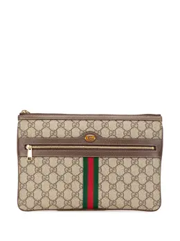 Gucci Pre-Owned: Коричневый клатч 
