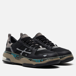 Premiata: Чёрные кроссовки  Drake