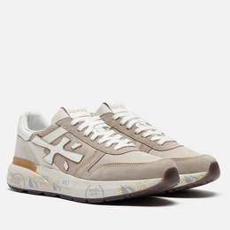Premiata: Бежевые кроссовки  Mick