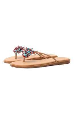 Ancient Greek Sandals: Бежевые шлёпанцы 