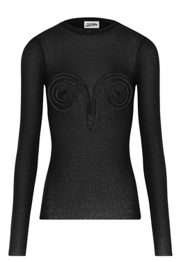 JEAN PAUL GAULTIER: Чёрный топ 