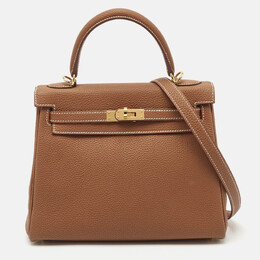 Hermes: Коричневая сумка  Kelly