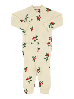 MINI RODINI: Хлопковый комбинезон 