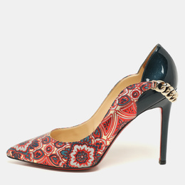Christian Louboutin: Многоцветные туфли 