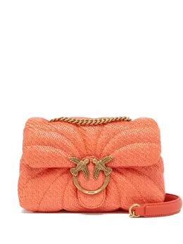 PINKO: Оранжевая сумка через плечо  Love Puff