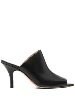 MM6 Maison Margiela: Чёрные сандалии 