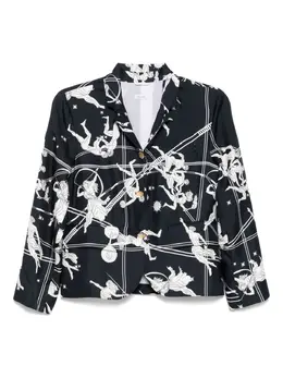 Thom Browne: Пальто с принтом 