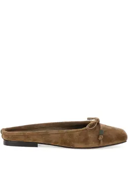 Brunello Cucinelli: Коричневые балетки 