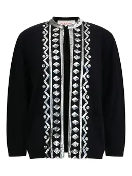 Valentino Garavani: Чёрный кардиган 