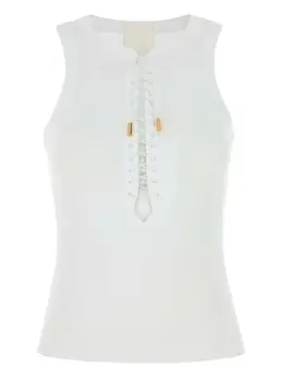 Givenchy: Кружевная майка 