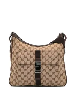 Gucci Pre-Owned: Коричневая сумка через плечо 