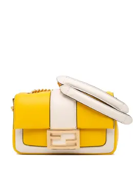 Fendi Pre-Owned: Двухцветная сумка 