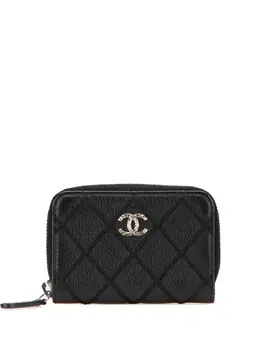 CHANEL Pre-Owned: Чёрный кошелёк 