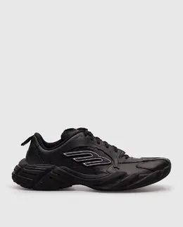 Balenciaga: Чёрные кроссовки 
