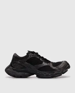 Balenciaga: Чёрные кроссовки 