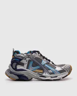 Balenciaga: Серые кроссовки  Runner