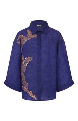 Kiton: Льняная рубашка 