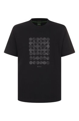 BOSS Green: Хлопковая футболка 