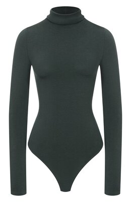 Wolford: Зелёный боди 