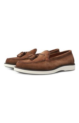 Santoni: Коричневые туфли 