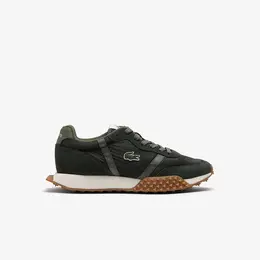 LACOSTE: Кроссовки цвета хаки 