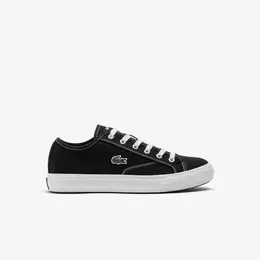 LACOSTE: Чёрные кеды 