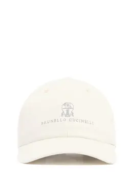 BRUNELLO CUCINELLI: Белая шляпа 