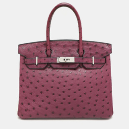 Hermes: Фиолетовая сумка  Birkin 30
