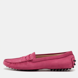 Tod's: Розовые мокасины 