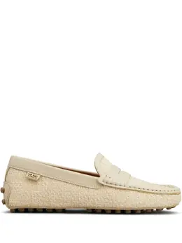 Tod's: Светлые лоферы 