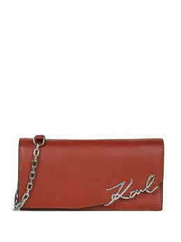 Karl Lagerfeld: Коричневый кошелёк  K/Signature