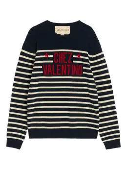 Valentino Garavani: Синий свитер 