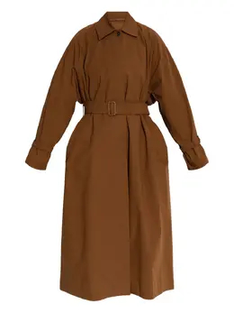 Max Mara: Коричневый плащ 