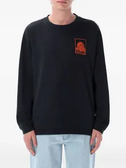 RHUDE: Чёрная футболка 