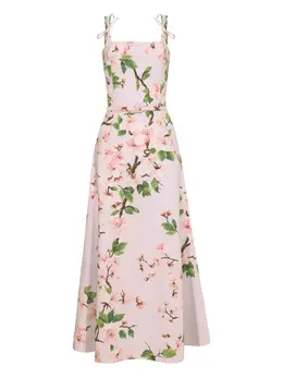 Oscar de la Renta: Платье с принтом 