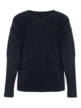 Homme Plissé Issey Miyake: Синяя футболка 