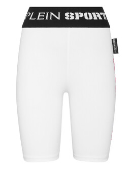 Plein Sport: Белые легинсы 