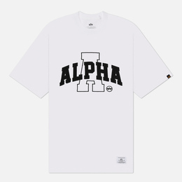 Alpha Industries: Белая футболка 
