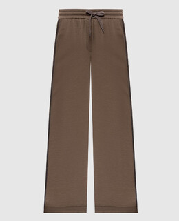 Brunello Cucinelli: Коричневые брюки 