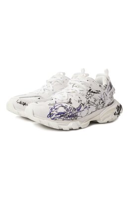 Balenciaga: Белые кроссовки  Track